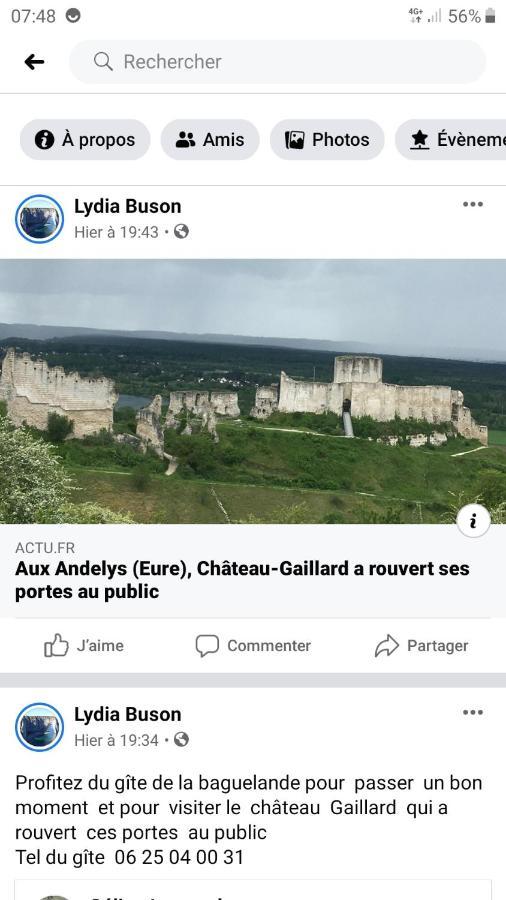 Gite De La Baguelande Лез-Андели Экстерьер фото